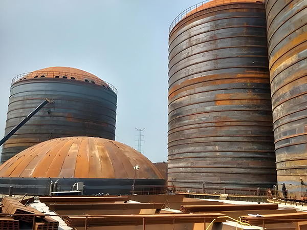 银海焦粉钢板仓